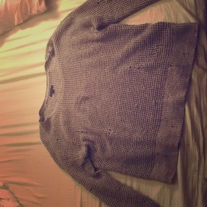 American Eagle waffle knit sweater